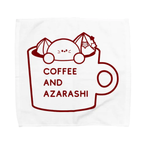 COFFEE AND AZARASHI Towel Handkerchief
