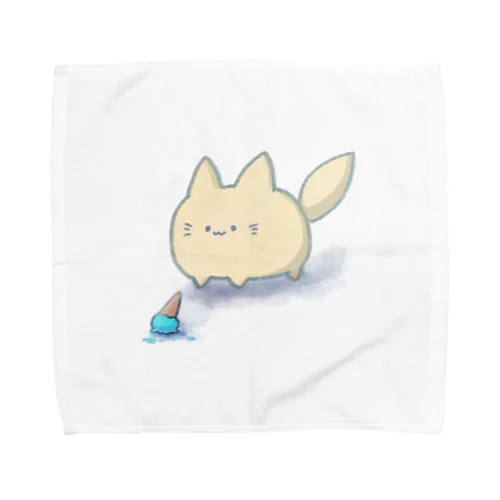 ころころきつねさん【……。】 Towel Handkerchief