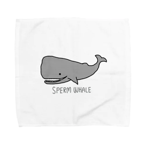 ゆるふわマッコウクジラ Towel Handkerchief