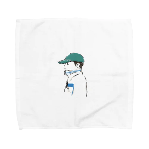 優しい色のボーイッシュ Towel Handkerchief