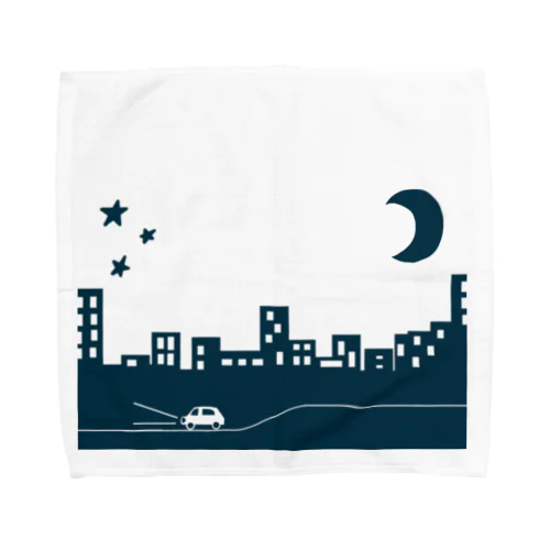 夜街ドライブ Towel Handkerchief