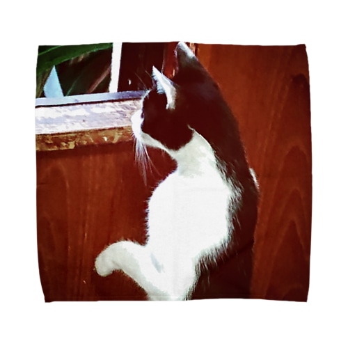 窓際のプリンちゃん Towel Handkerchief