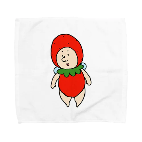 いちごの妖精さん  一匹のときもあるよ Towel Handkerchief