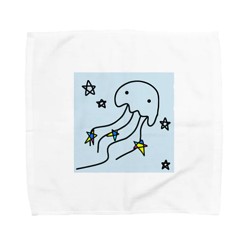 天の川のクラゲ Towel Handkerchief