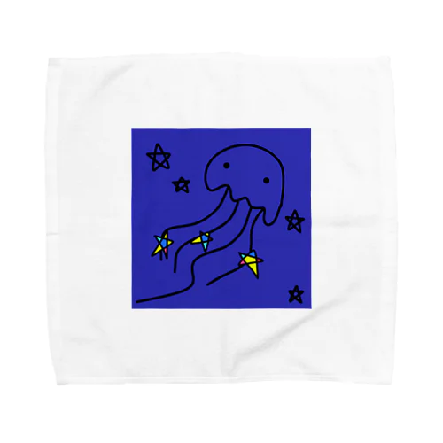 天の川クラゲ Towel Handkerchief