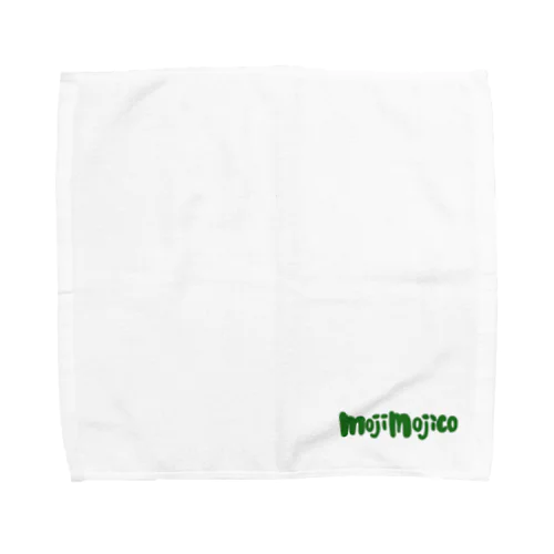 mojimojicoロゴ(グリーン) Towel Handkerchief