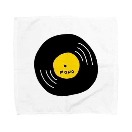 ゆるてがきレコード黄 Towel Handkerchief