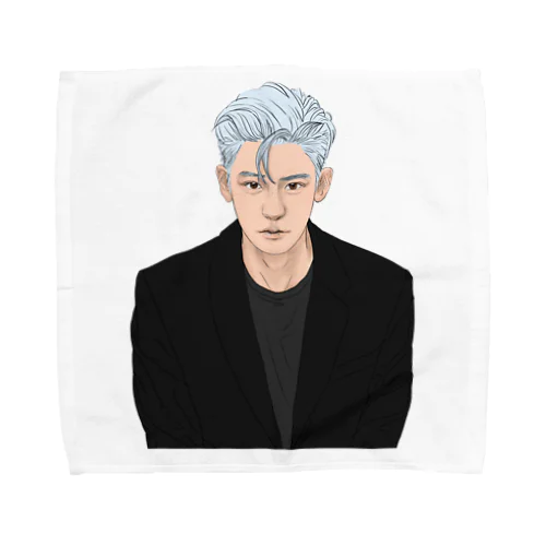 EXO PARK CHANYEOL fanart  タオルハンカチ