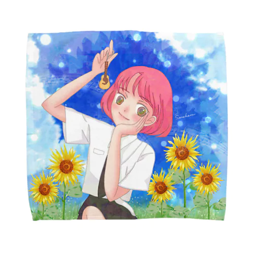 夏のサブカル女子 Towel Handkerchief