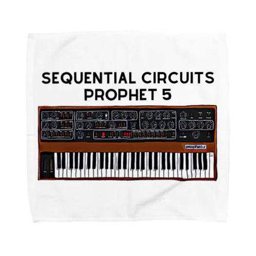 Sequential Circuits Prophet 5 Vintage Synthesizer Towel Handkerchief