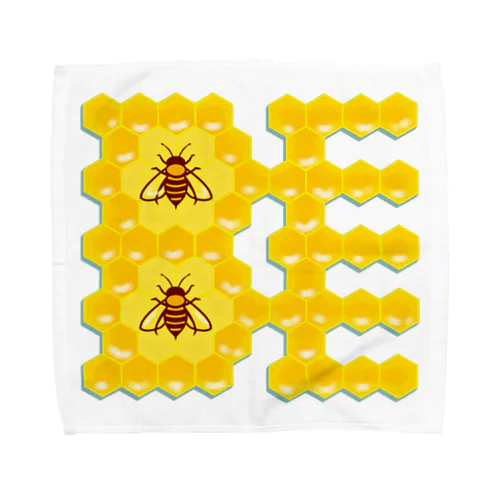 ハニカム構造(BEE） Towel Handkerchief