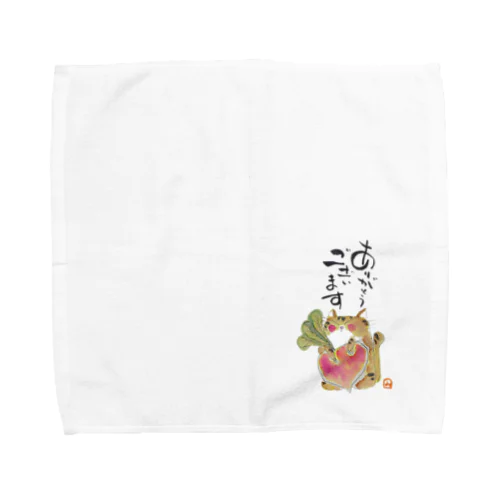 おうち猫の茶太郎 Towel Handkerchief