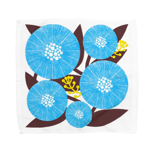 花模様１ Towel Handkerchief