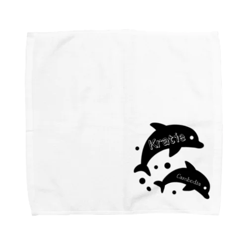 かわイルカとクラチェ〜黒🐬✨〜 Towel Handkerchief