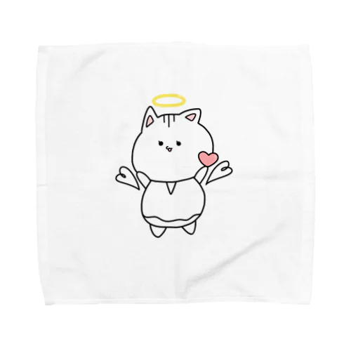 天使ぬこさん Towel Handkerchief