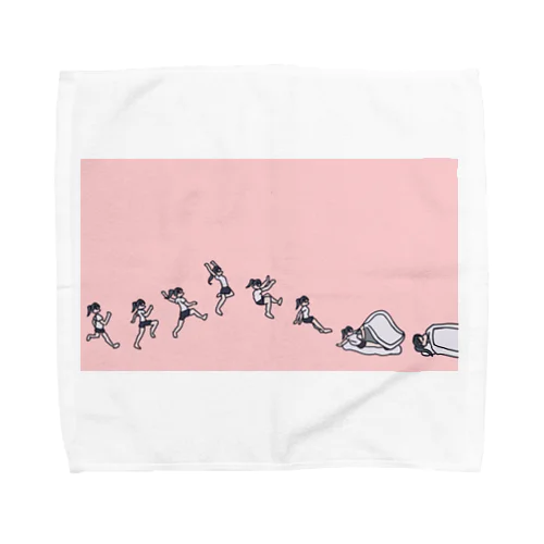 アクロバティック就寝 Towel Handkerchief