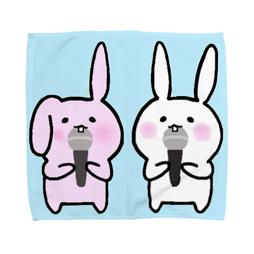 歌ううさぎ Towel Handkerchief