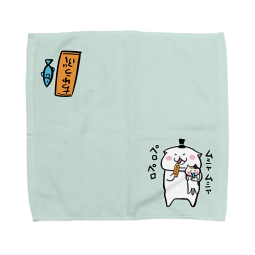 おやつタイムタオルハンカチ Towel Handkerchief