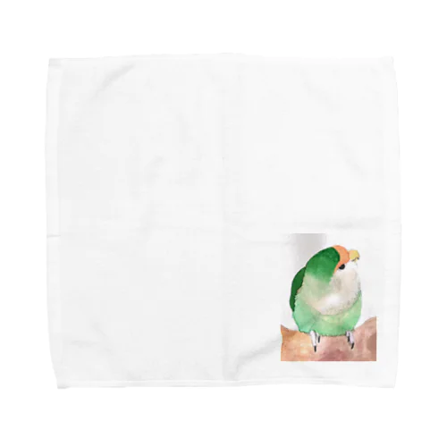 よく聞いてくれるコザクラインコ Towel Handkerchief