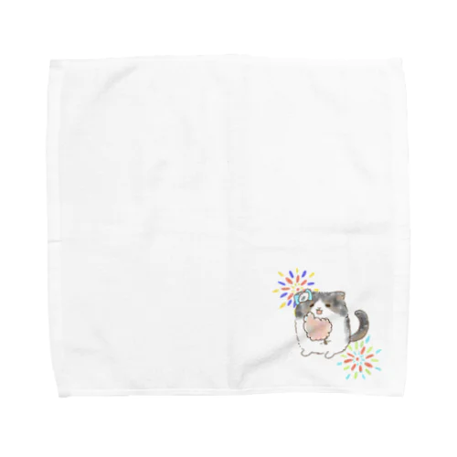【モデル　ここちゃん】 Towel Handkerchief