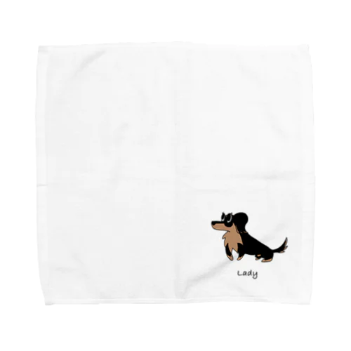 レディーちゃん　犬　(見本用) Towel Handkerchief