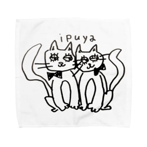 キュートな ねこちゃん Towel Handkerchief