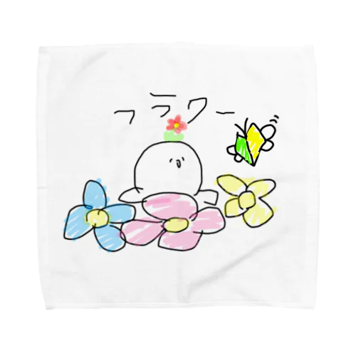 お花のしょしんしゃ Towel Handkerchief