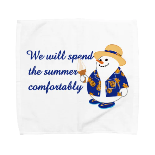 真夏のスノーマン Towel Handkerchief