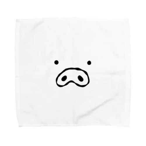 ドあっぷ　ぶたさん Towel Handkerchief