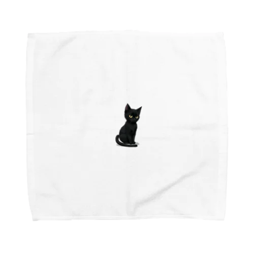 黒猫ボッチ Towel Handkerchief