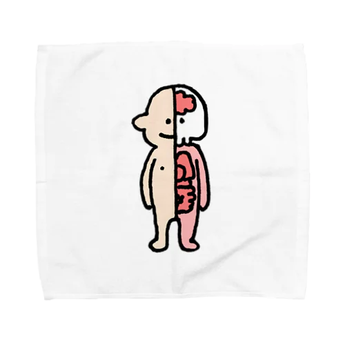 ジンタイモケーくん Towel Handkerchief