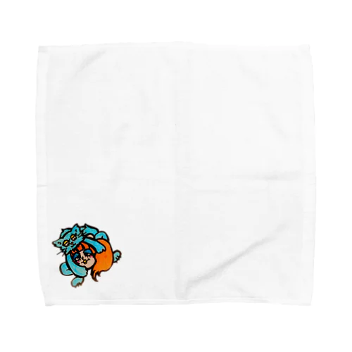 “ねこ”をかぶりました Towel Handkerchief