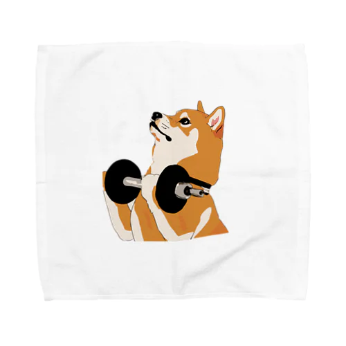 パンプアップ柴Hachi Towel Handkerchief