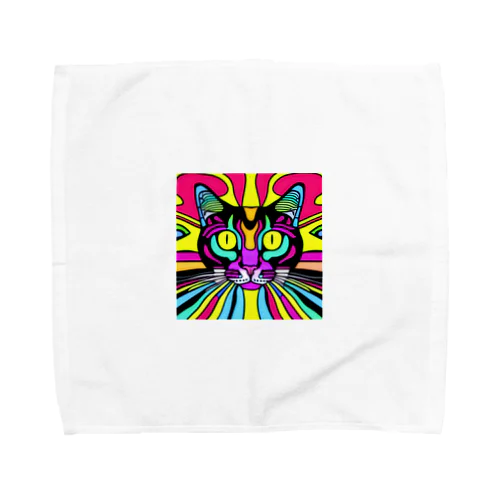 奇妙な猫 Towel Handkerchief