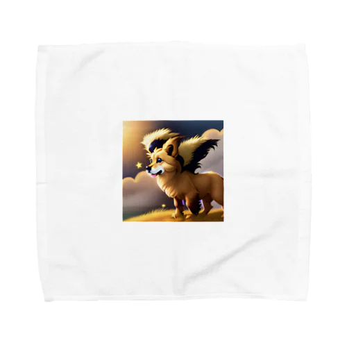 星を見てるわんちゃんグッズ Towel Handkerchief