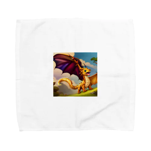 可愛い龍のイラストグッズ Towel Handkerchief