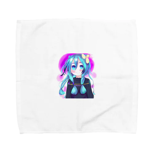 可愛いボーカロイド風の女の子 Towel Handkerchief