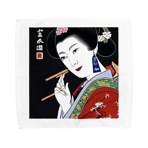 「和風美人のアートグッズ」 Towel Handkerchief