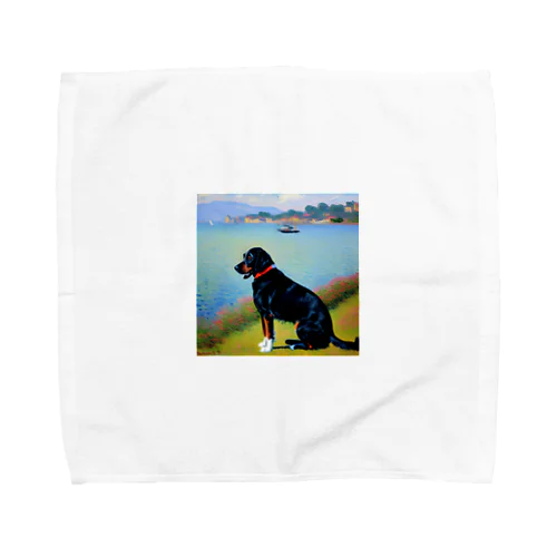 モネの犬 Towel Handkerchief