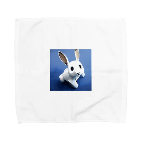 ロボットうさぎ Towel Handkerchief