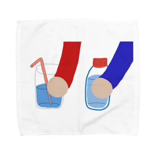 2 water Towel Handkerchief