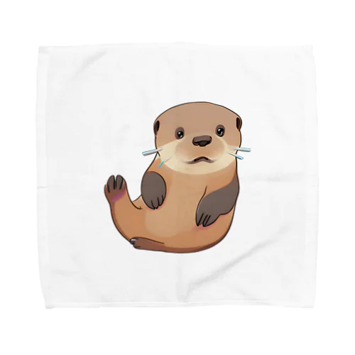 つぶらなカワウソくん Towel Handkerchief