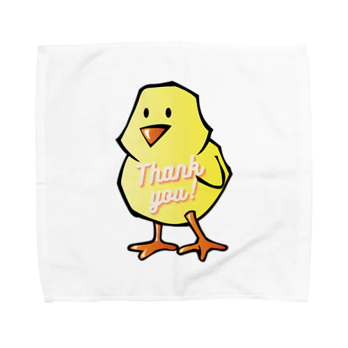 ひよこのイラストグッズ Towel Handkerchief