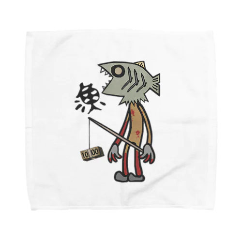 魚面人 Towel Handkerchief