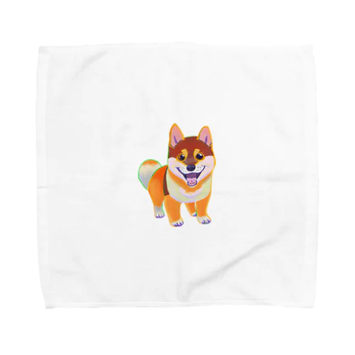 しば犬　ポチ公 Towel Handkerchief