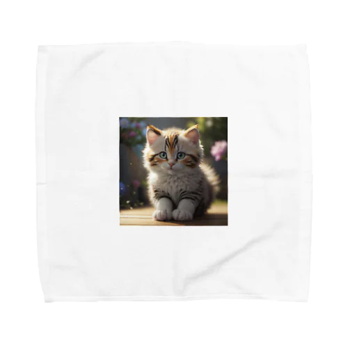 愛くるしい猫目線 Towel Handkerchief