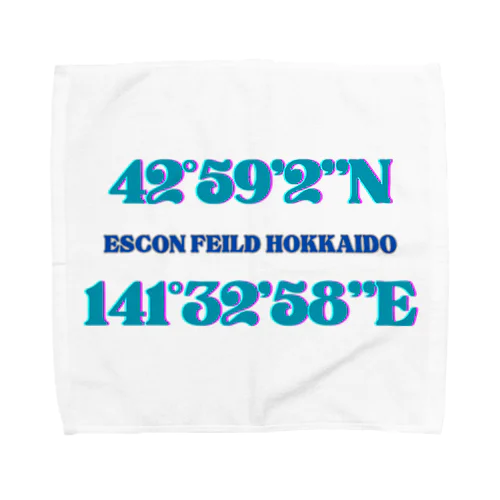 野球場　地図　座標 Towel Handkerchief