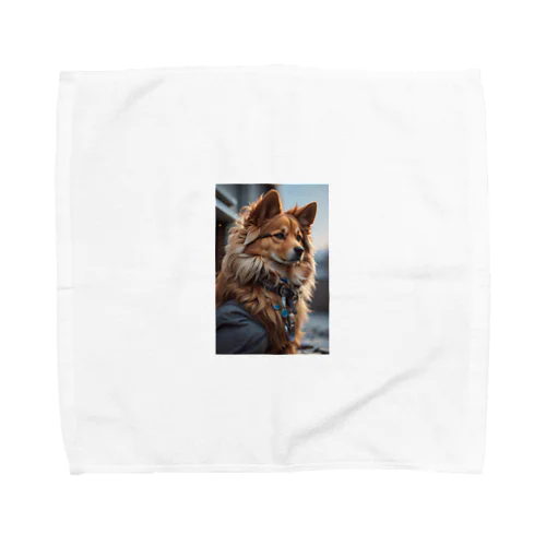 凛々しい犬 Towel Handkerchief