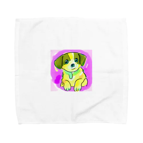 犬好きのためのアートグッズ Towel Handkerchief