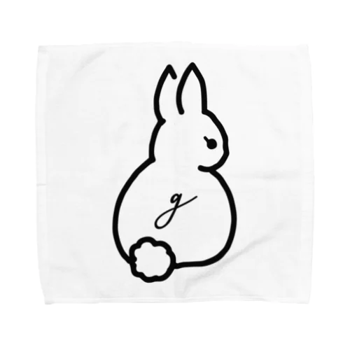 ロゴうさぎ Towel Handkerchief